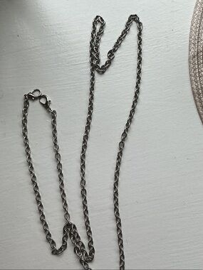 Handbag / 👛 purse chains Silver-Tone Chain Necklace - Silver